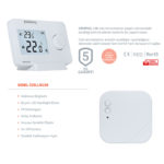 HT250 Set Dijital Kablosuz Oda Termostatı - Görsel 2