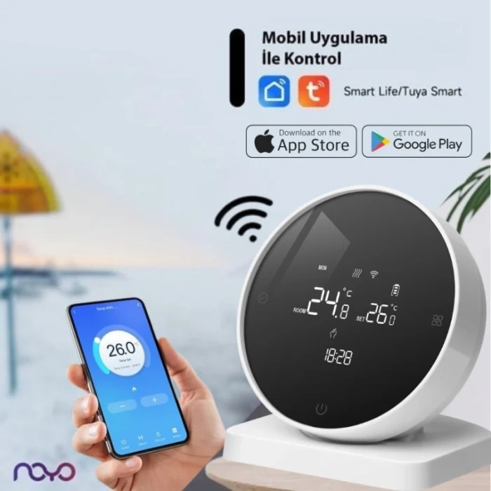 NOYO Kablosuz Dijital Oda Termostatı - Görsel 7